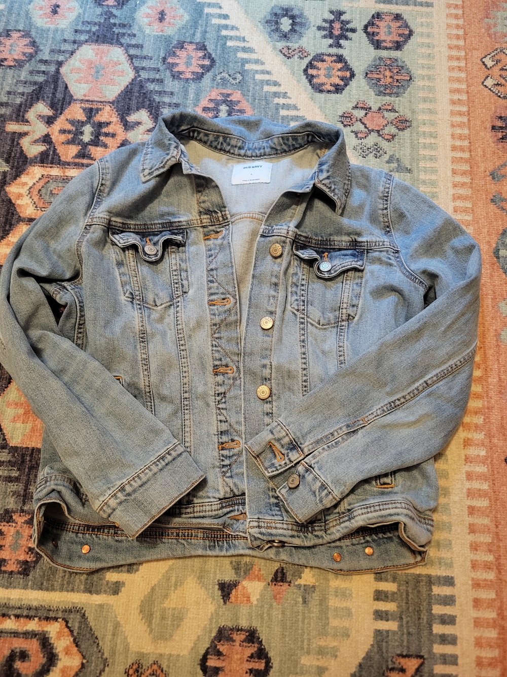 Classic Light Blue Denim Jacket - Old Navy